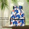 Cute Sonic The Hedgehog Full Print Backpack Durable Casual Daypack with Mesh Pocket for School Picnic Travel