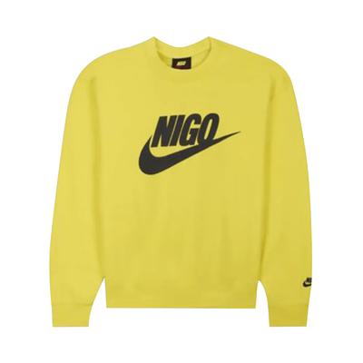 Nike X Nigo Fleece Crew Sweatshirt Yellow
