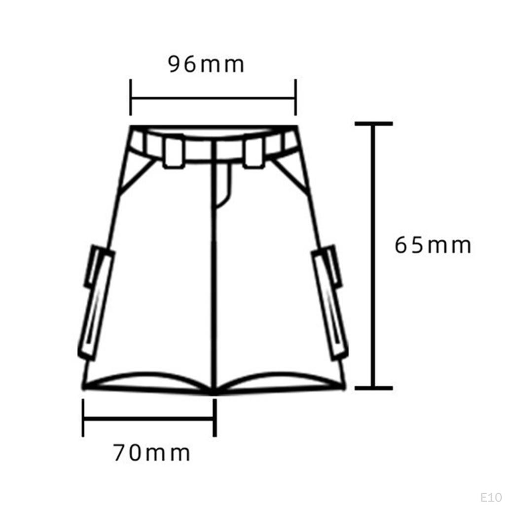 Action Figure Short Pants Dress Wearable Doll Costume Muscular Male for 1:9 1:12 Scale
