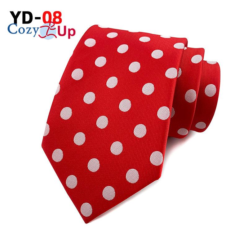 3.15" Fashion Wave Dot PaisleyTies Cravată pentru bărbați Circle Dot pentru nuntă