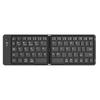 Mini Foldable BT Keyboard with Stand Wireless Full Size Keyboard Type-C Charging Portable BT Key Pad for Android iPhone iPad Mac