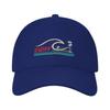 Surf California Beach Wave Graphic Baseball Cap Unisex Casual Cotton Adjustable Visor