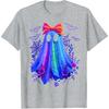 Cute Boo Halloween Ghost Bow Flower Neon Ghost Halloween T-Shirt
