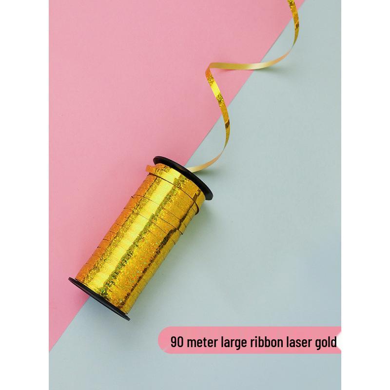 Balloon Ribbon Decoration for Helium Balloons - Party Supplies with Pull Flower Design for Weddings