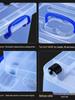 3D Printer Filament Storage Box - Thickened, Transparent, Large Capacity, Rectangular Household Container