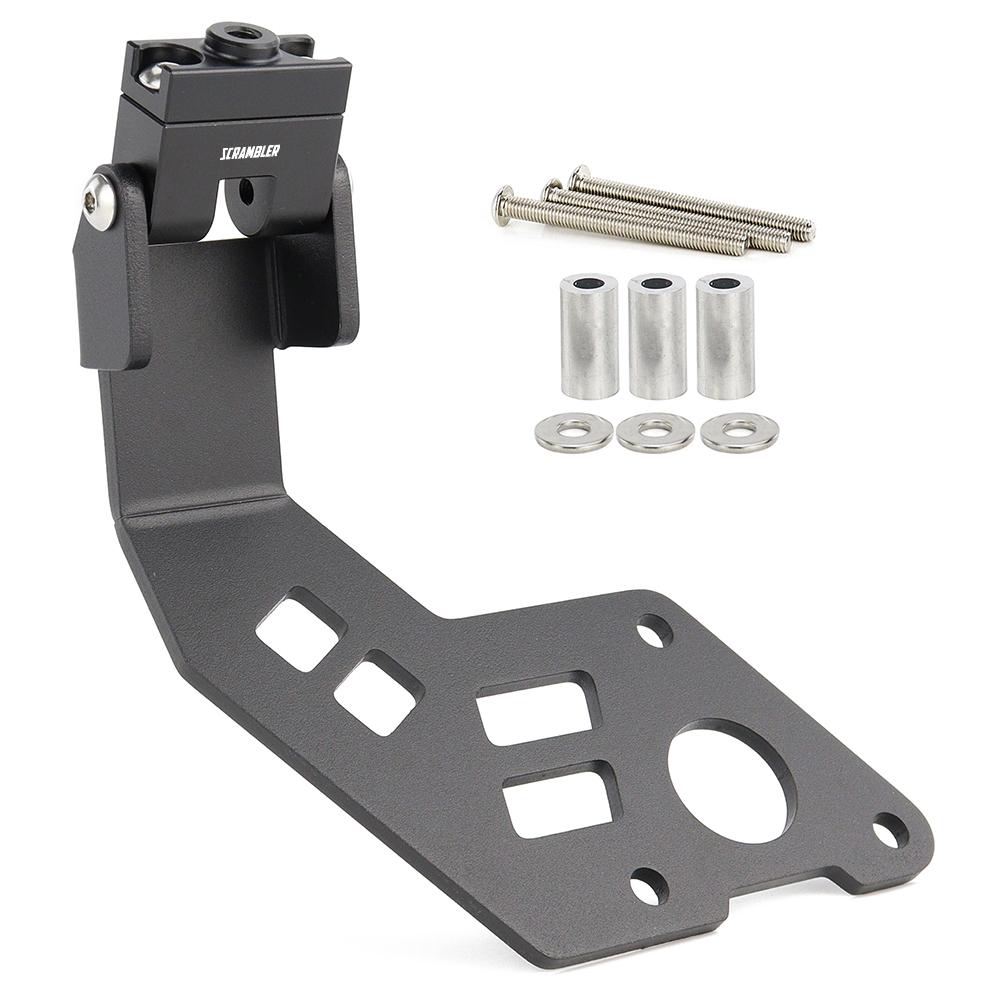 Dla DUCATI SCRAMBLER 800 Scrambler800 2024-2025 Motocykl Aluminiowy Uchwyt Nawigacji GPS Adapter do Telefonu Uchwyt Montażowy