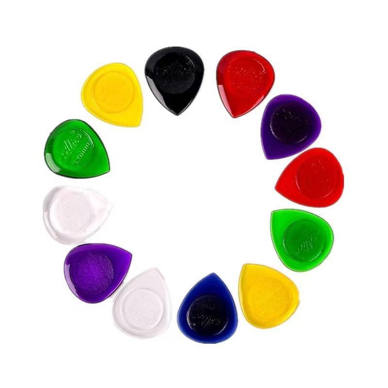 Alice Water Drop Transparent Guitar & Bass Plectrums - Available In Two Sizes for JM/JS Acoustic & Electric Models