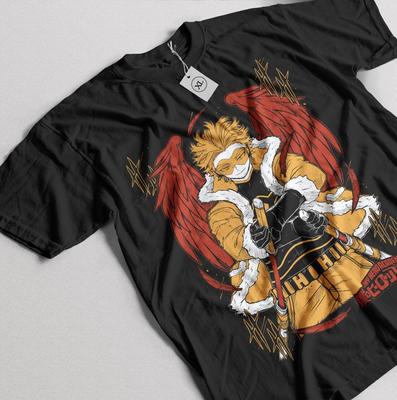Wing Hero Hawks Keigo Takami T-Shirt My Hero Academia Anime Manga Shirt All Size Unisex T-Shirt