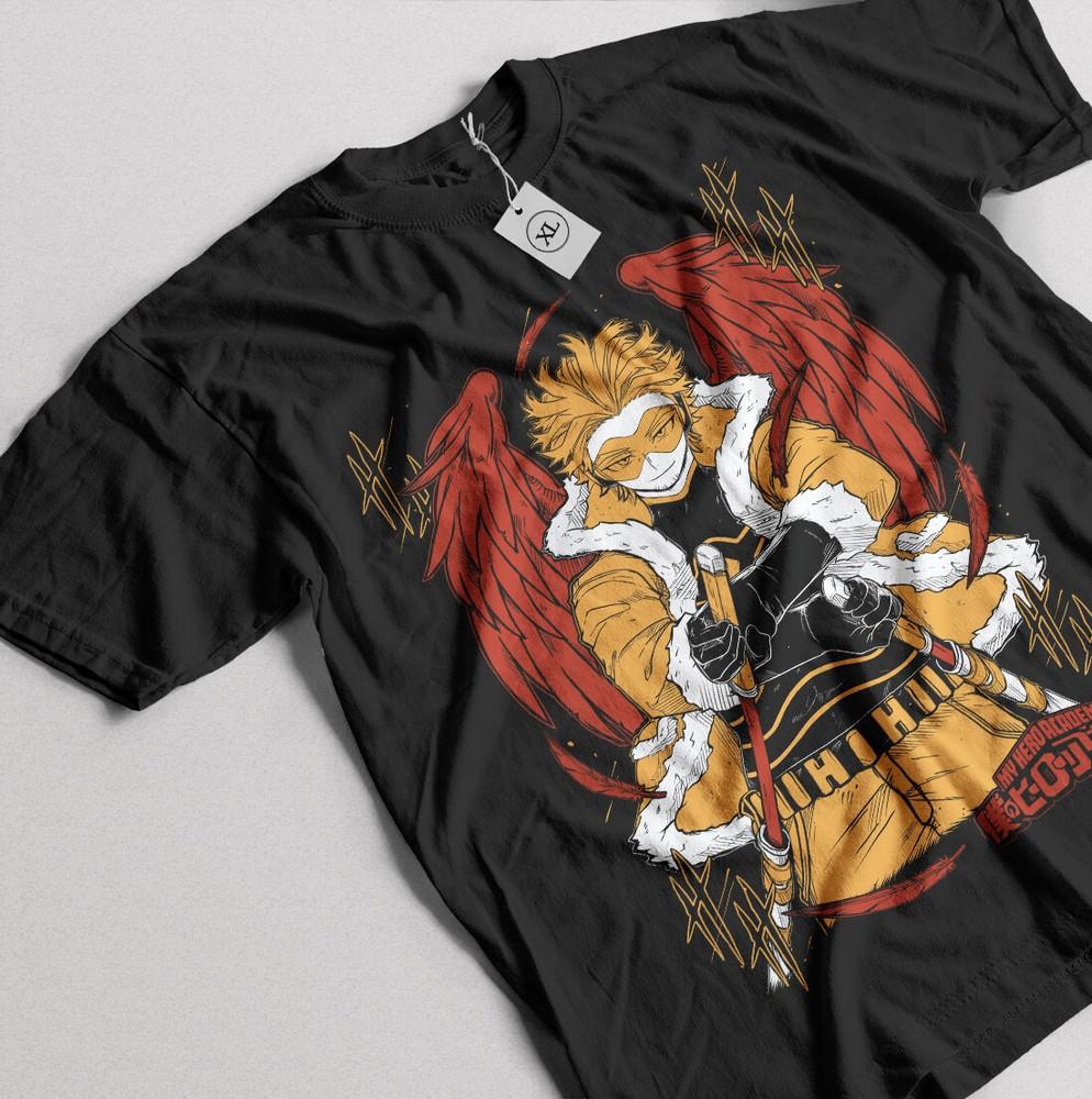 

Wing Hero Hawks Keigo Takami T-Shirt My Hero Academia anime manga Shirt All Size Unisex T-Shirt S