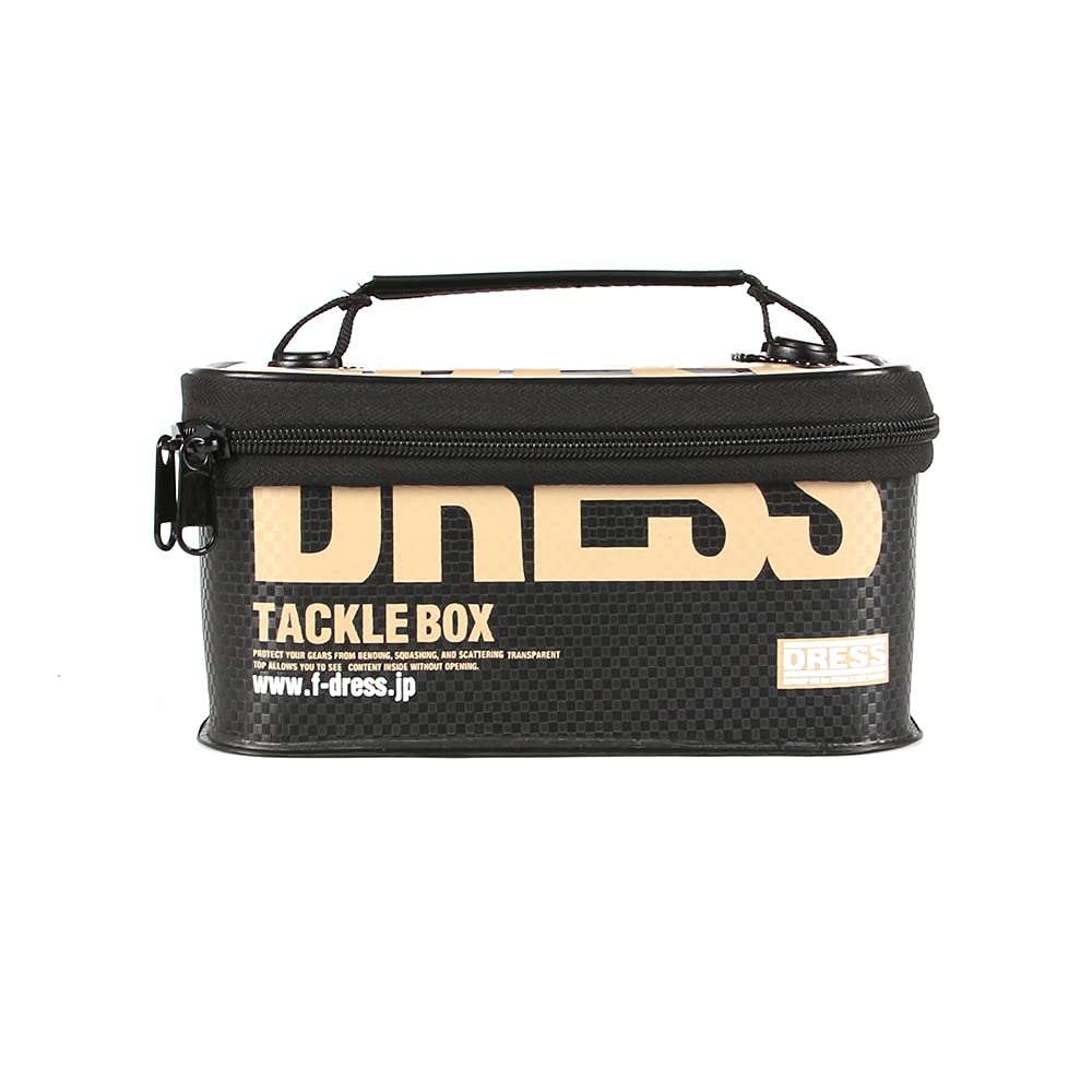 2021 [DRESS] Tackle Box Multi Beige [S] EVA Multifunctional Fishing Tackle Case Storage Container Tackle Bag Reel Case Worm Lure Box