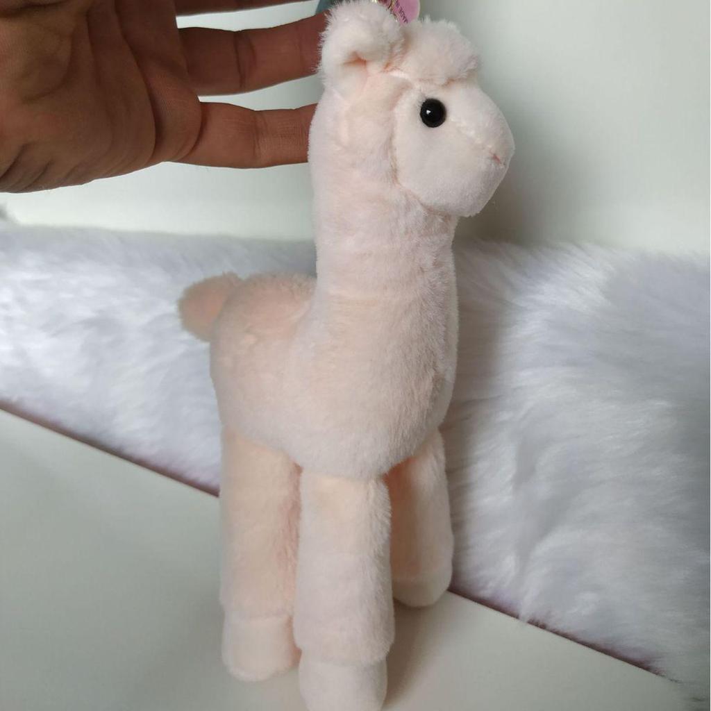 Colorful Cartoon Alpaca Keychain - Plush Llama Doll Bag Charm