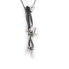 Les Trésors De Lily [J7973] – Designer-Halskette „Totenkopf“ aus Antiksilber
