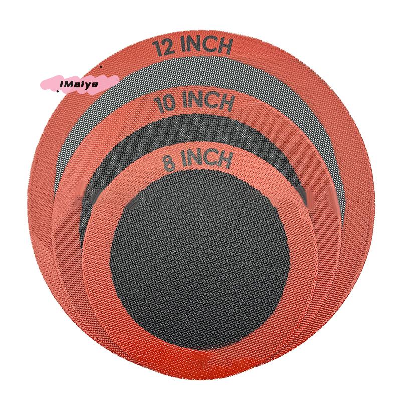 M-1/3PCS Round Silicone Perforated Baking Mat, Non-Stick Reusable Baking Sheets, For Pizza, Bread, Cake Pan, Air Fryer, Oven