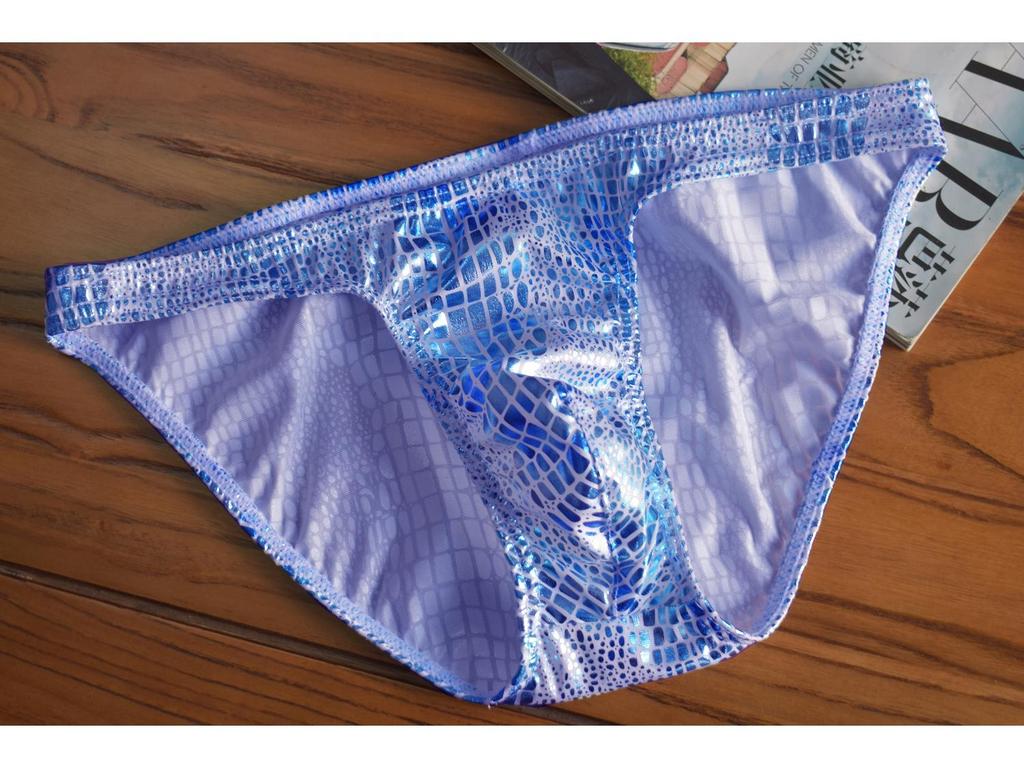 Men's Low-Waist Cartoon Triangle Briefs, Breathable European & American Design, Trendy Nightclub Style 2023