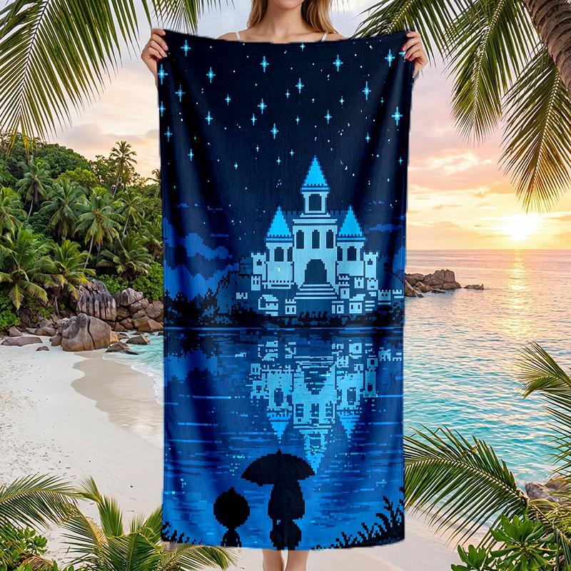 Large Beach Towel Quick Dry Absorbent Towel For Beach IndoorUndertale