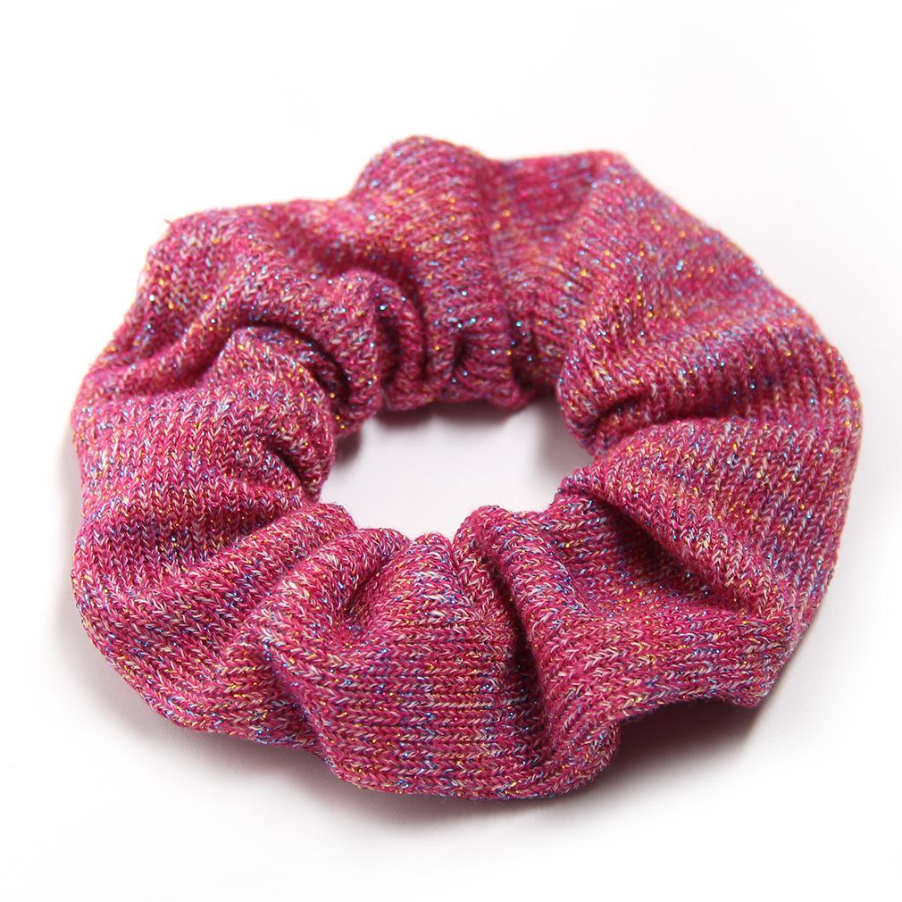 

Красочные шелковые резинки для волос: Европейский и американский стиль высокоэластичные резинки для волос и повязки на голову розы красного