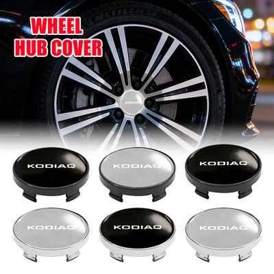 For 4pcs 56mm 60mm Car Wheel Center Caps Hubcap Cover Fabia 1 2 Octavia A7 RS Superb Rapid Yeti Karoq Vision