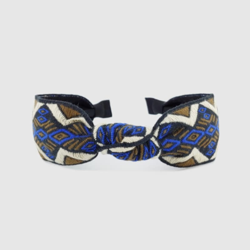 

LALA Богемная повязка на голову из импортного кружева L-Хаки FREE