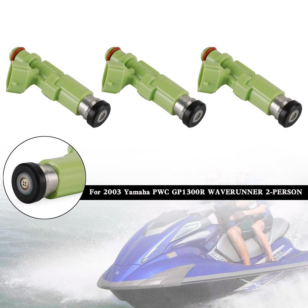 Bruce & Shark Fuel Injector 3pcs Motorcycle Fuel Injector for 2003 Yamaha PWC GP1300R