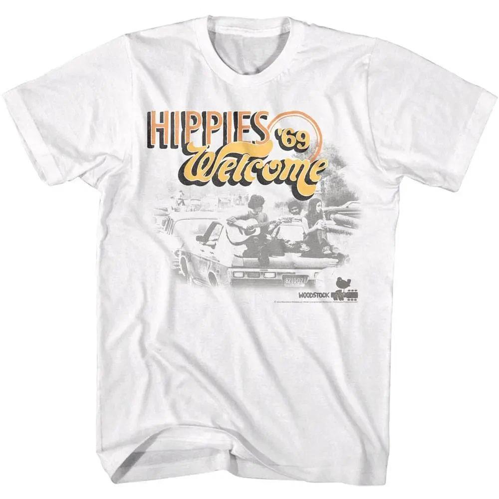 Woodstock Hippies Welcome 69 Men s T-Shirt M