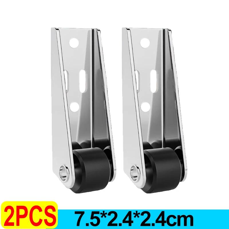 Multi-function Pulley Caster Wheels Bracket Directional Wheel Side Mount Casters Furniture Wheels Smooth Quiet Rolling Casters