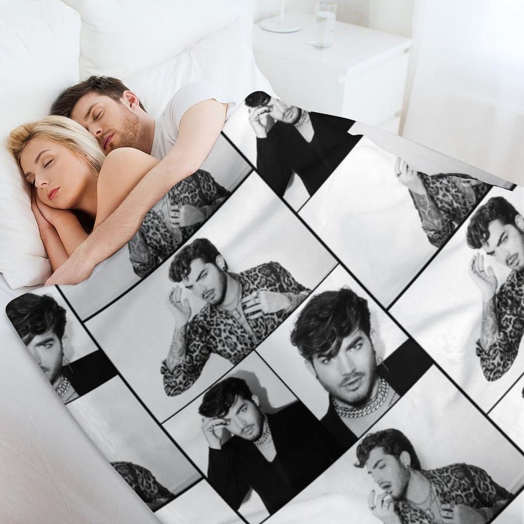 Stunning Adam Lambert Throw Blanket Cute Beach Polar Blankets Sofas Of Decoration Blankets