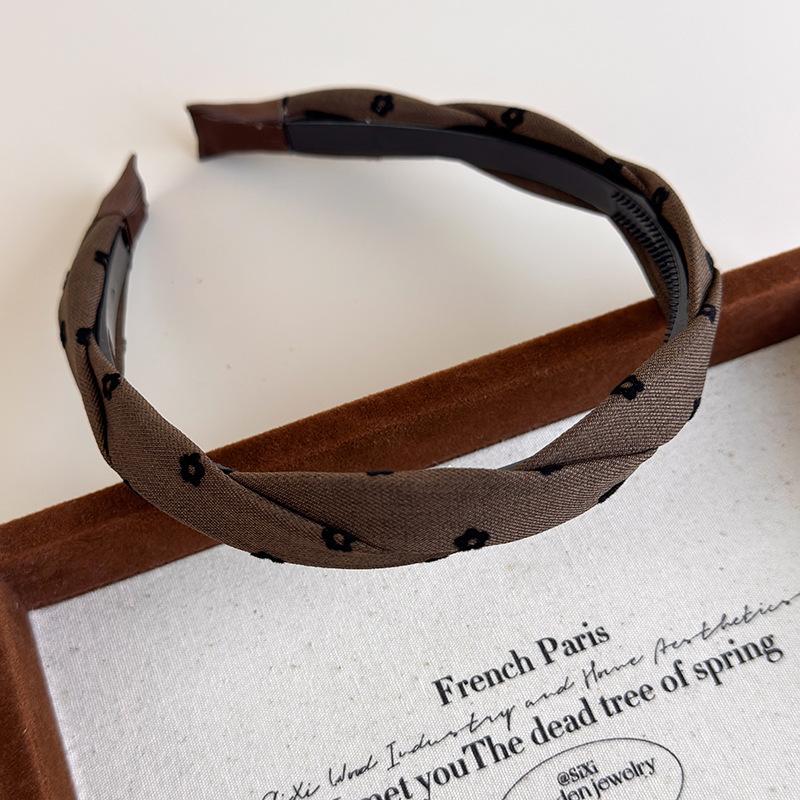 Solid Fabric Wrap Headband for Women Girls Sweet Elegant Headband Simple Hair Hoop Head Band Hair Ornament Fashion Accessories