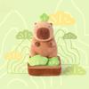 Capybara Plush Potted Toy Cute Soft Filled Doll Desktop Decoration Gift Holiday