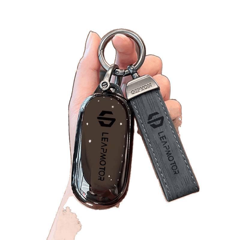 2024 Leapmotor C11/C01 Schlüsseletui: Hochwertiger Auto-Innenraum Herren-Schnalle & Damen-Tasche
