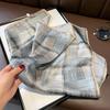 Mulberry Silk Scarves Women Fashion Handkerchief Small Bandana Head Hair Scarfs Luxury Printed 100% Silk Neck Scarf For Men 53cm