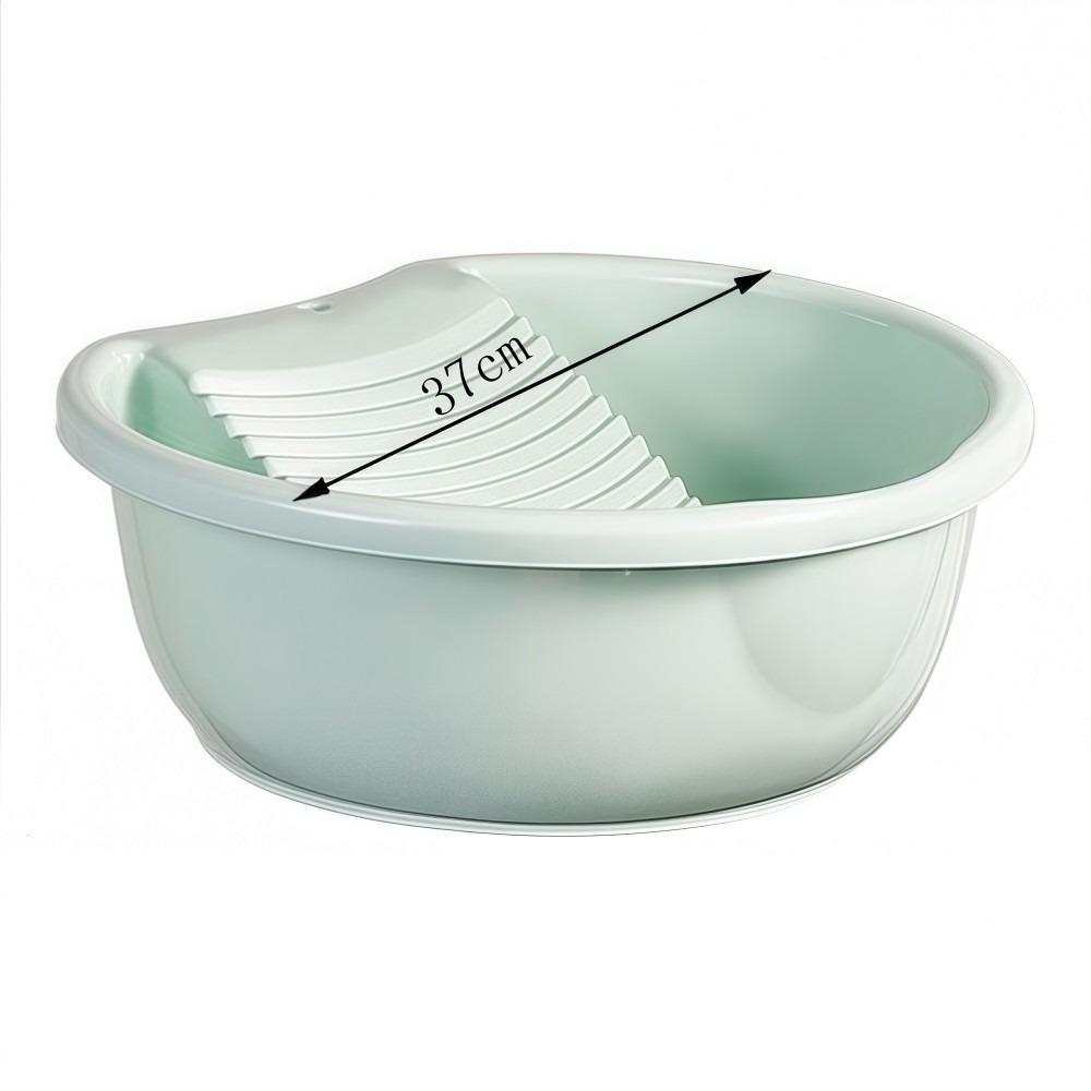 Plastic Underwear Cleaning Basin Thickened Laundry Tub Washboard Basin  For Hand Washing Clothes