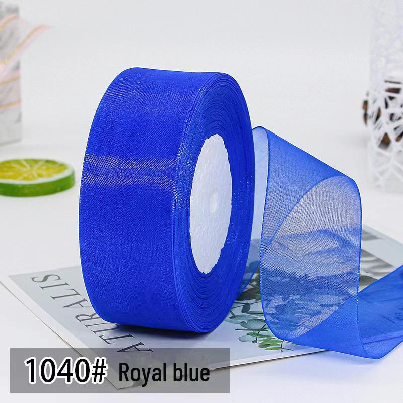 4cm Schneegarn Transparentes Band für DIY Haaraccessoires und Geschenkverpackung