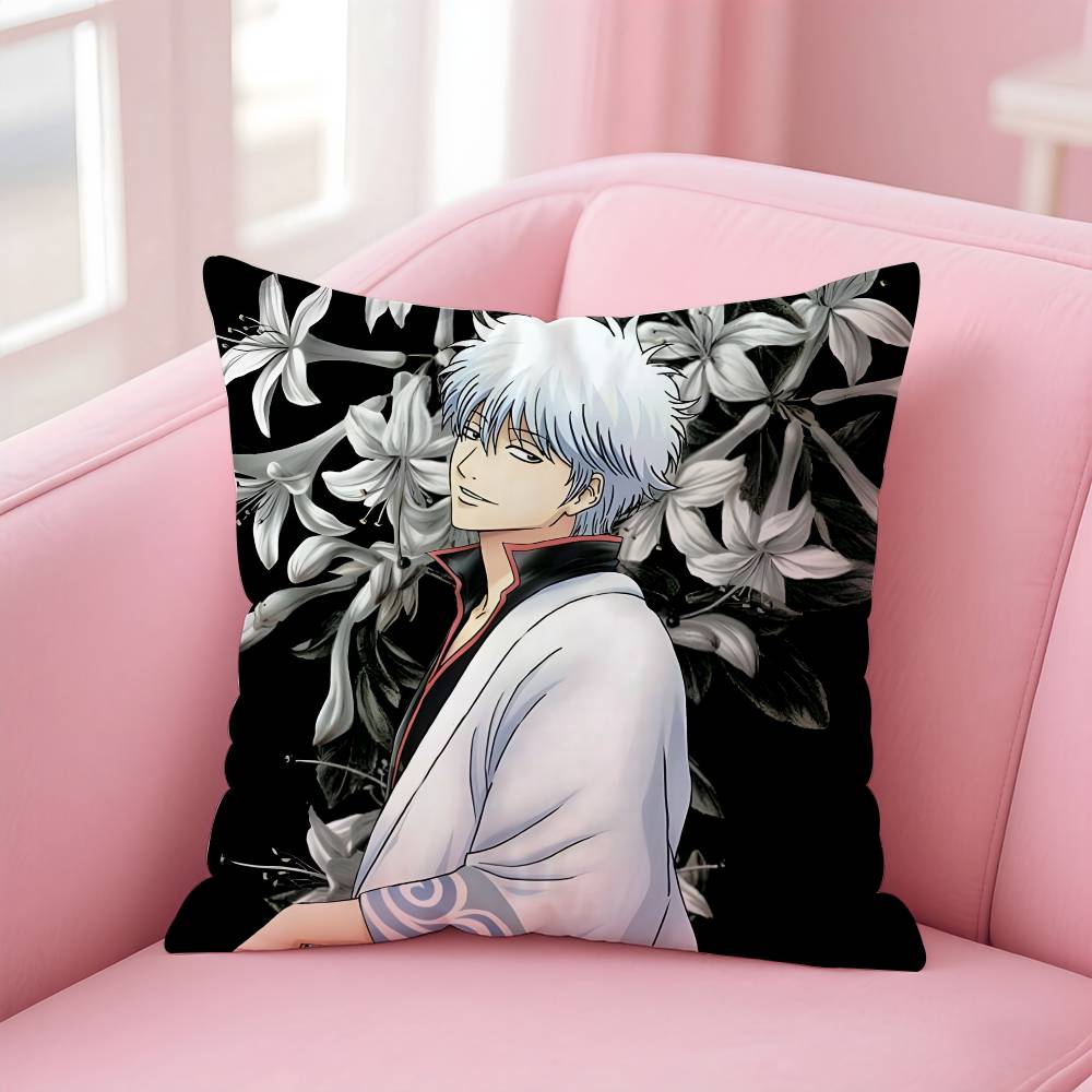 Anime G-GINTAMA Pillow Case pattern printing pillowcase living room sofa cushion cover bedroom room decor