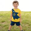 Boys Summer Korean Cartoon Short Sleeve T Shirt for Toddlers and Kids