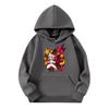 Child Fashion Lightweight Long Sleeve Pullover With Pockets  Print Hoodie