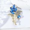 Damen Leichter Luxus Nische Blatt Brosche