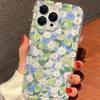 Ins Fresh Color Flowers for iPhone14/13Pro Phone Case Apple 16/15Promax Women 12