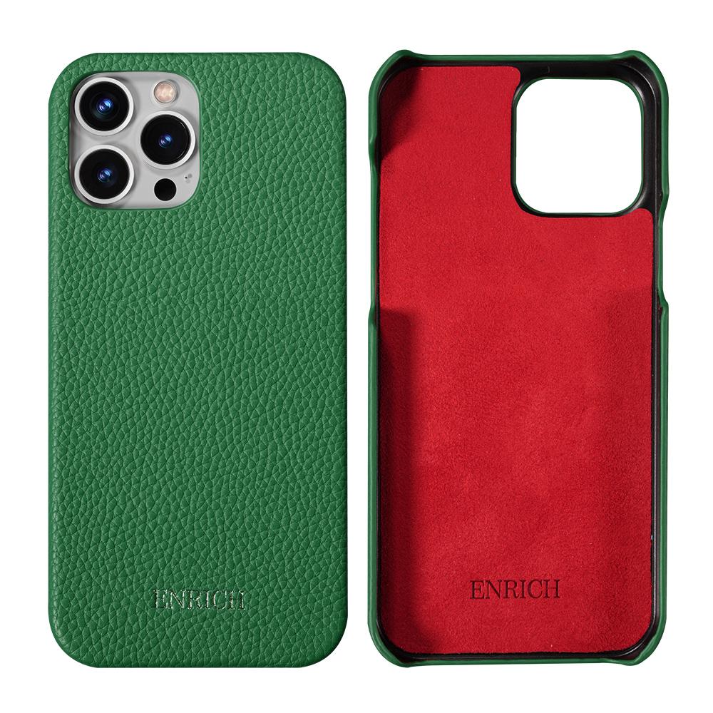 Clearance Sale  Lychee Genuine Cowhide Leather Phone Case for iPhone 13 Pro Max 13Pro 13 Mini Shockproof Back Cover