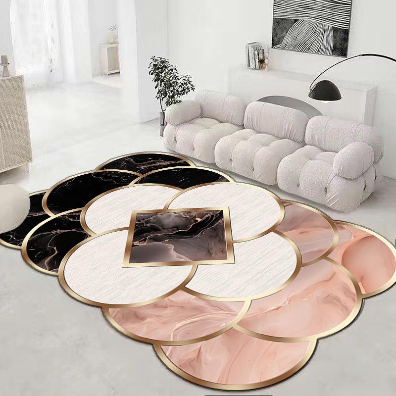 Irregular Marble Carpet Living Room Dirt Resistant Wear-resistant Easy To Maintain Carpet