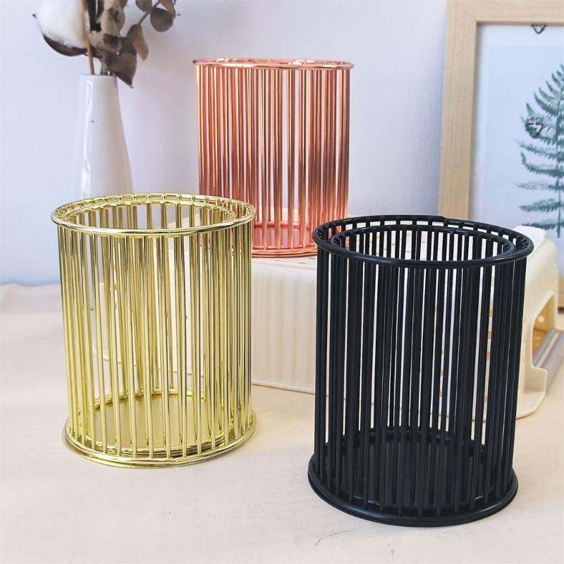Pen Holder Shelf Pencil Holder Organizers Home Office Decorative Makeup Brush Cup Desktop Decorations Desk Organizers