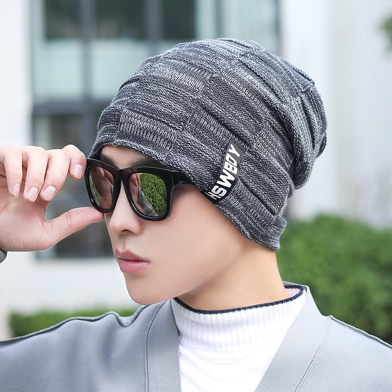

Men s Winter Knitted Beanie with Ear Protection One Size