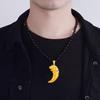 Vietnam Gold Tiger Tooth Pendant: Brass Gold-Plated Dominant Men's Fashion Accessory Gift