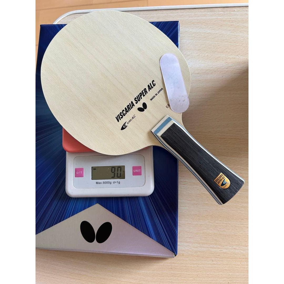 Used VISCARIA SUPER ALC table tennis racket 90g new