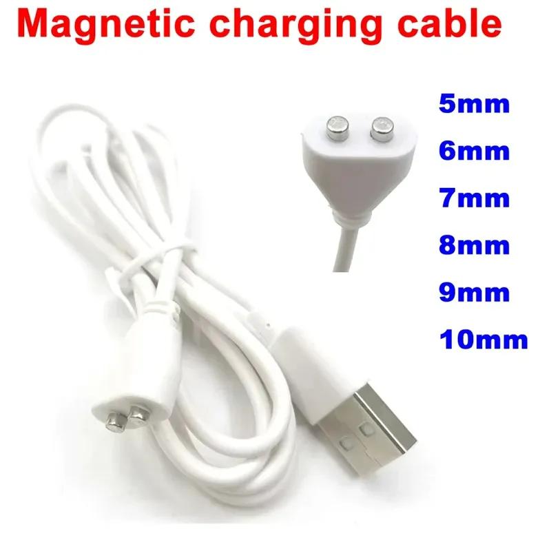 2pólový magnetický nabíjecí kabel, rozteč středů 8 mm, magnetické sání, USB napájecí nabíječka pro kosmetický přístroj, chytré zařízení