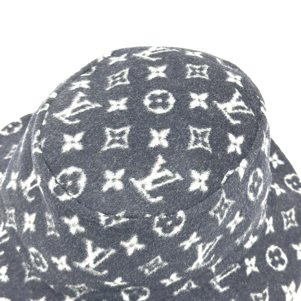 Louis Vuitton M76742 Bob Carry On Apparel Hat Bucket Hat Bob Hat Wool Black