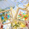 Handprint Art Craft Set Glass Painting Supplies With 6 Color Paint For Mothers Fathers Grandparents Birthday Christmas