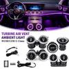 For Mercedes Benz C238 W238 E-Class Coupe Accessories Air Vents LED Ambient Light Car Interior Decoration Atmosphere RGB 64Color Neon Lights 4