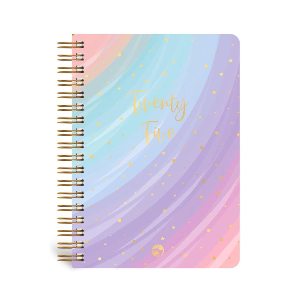 2025 Weekly Agenda Spiral A5 Botanical