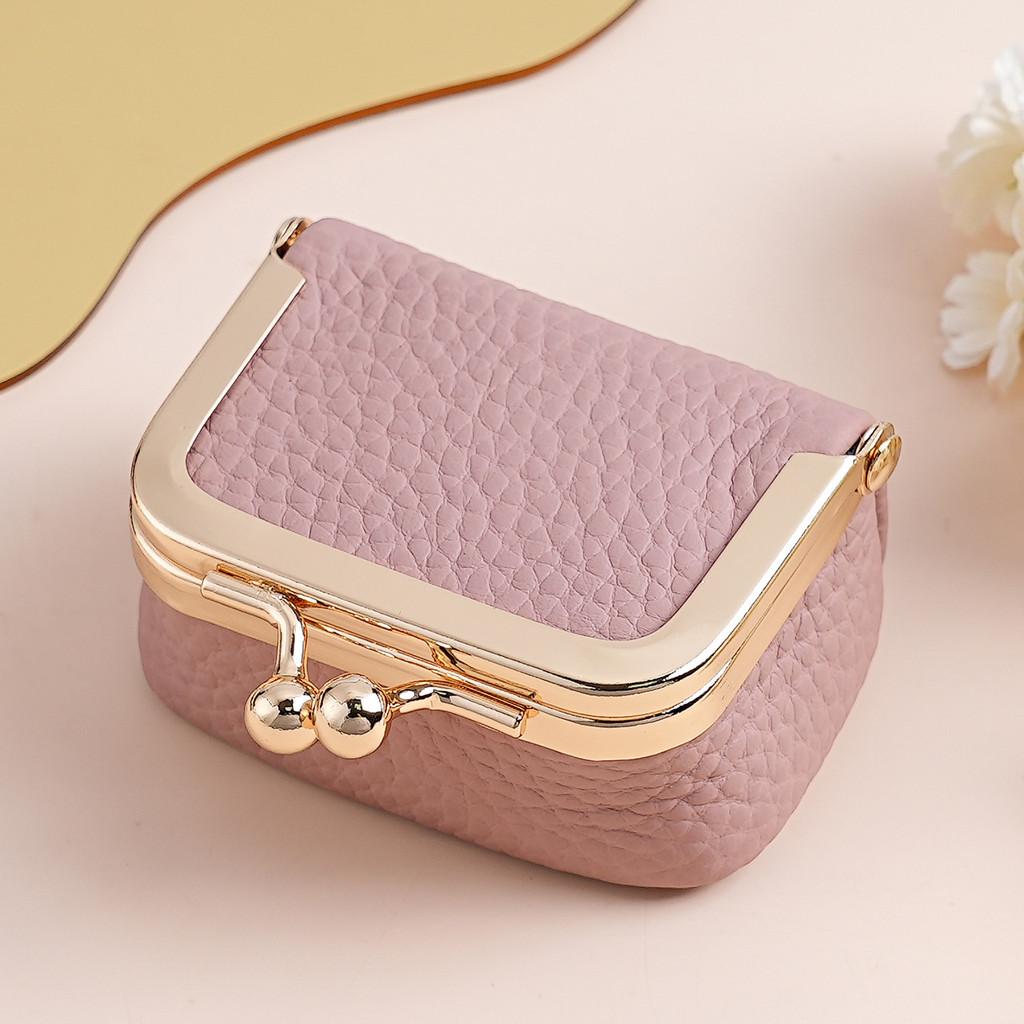 Baellerry Genuine Leather Ladies Coin Wallet With Card Holder For Daily Use