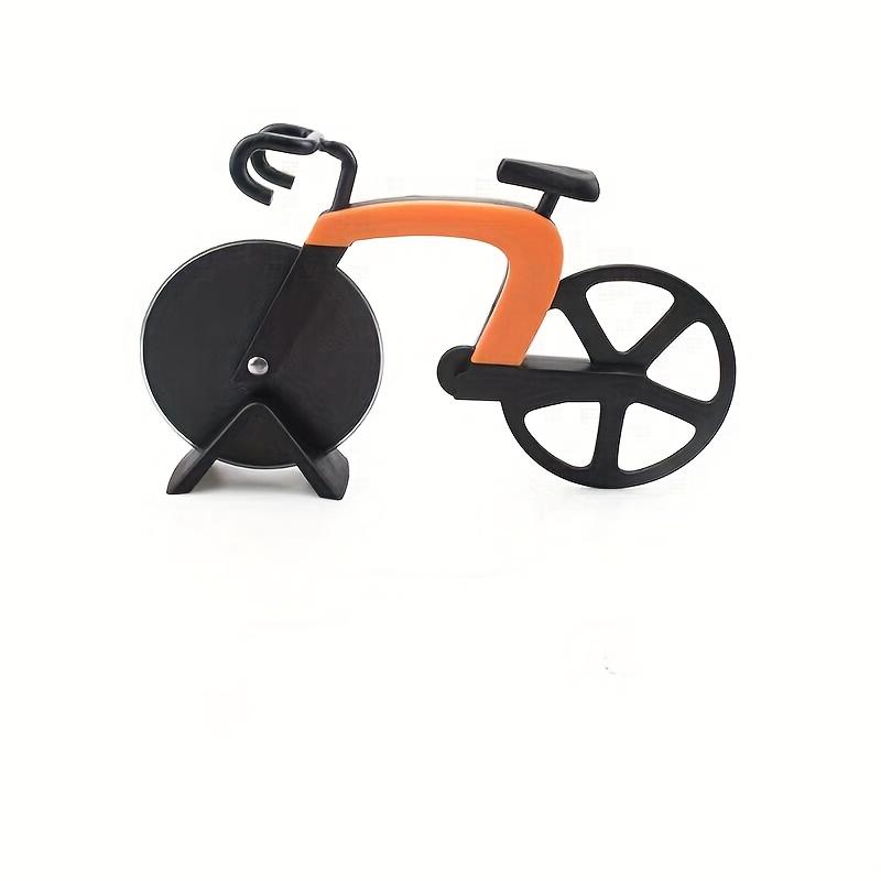 Creative Bicycle Shaped Pizza Cutter with Dual Stainless Steel Wheels , Ideal for Even Slices, Perfect for Parties and Gatherings, Pizza Serving Tool